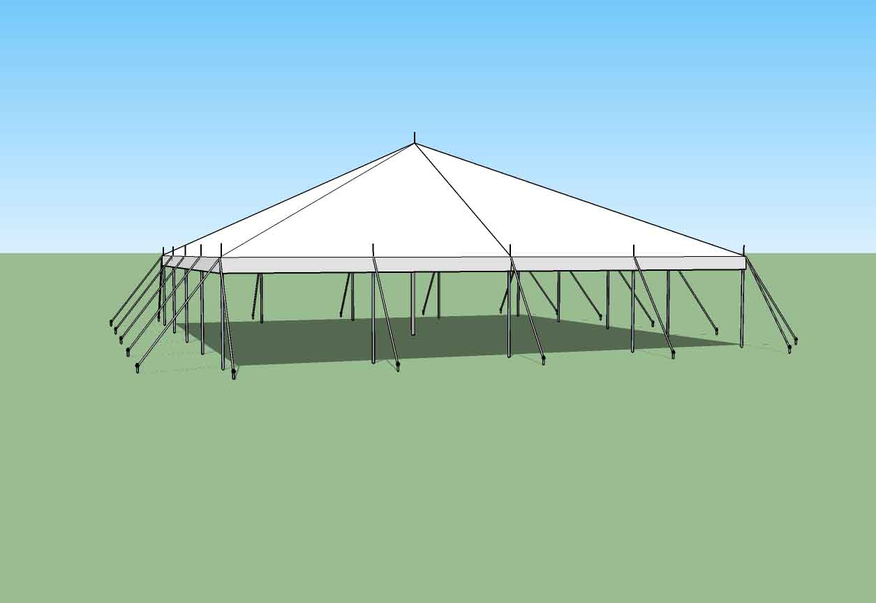 40x40 party tent